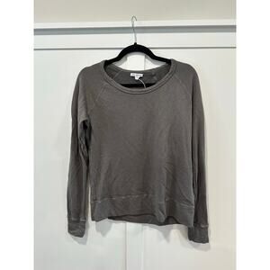 James Perse Vintage French Terry Crewneck Sweatshirt California Size 2(M)